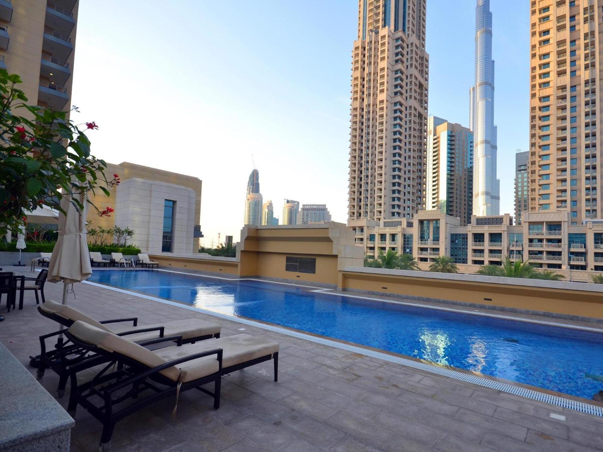 Apartamento Lux 1Br 2 Min To Burj Khalifa Dubái Exterior foto